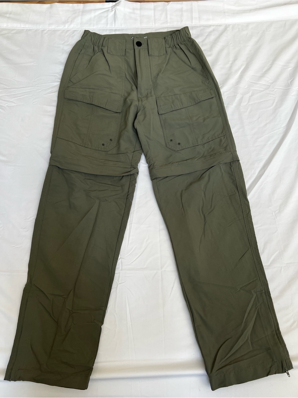 Bass Pro Shops Men's Olive Green Zip-Off Cargo Pants